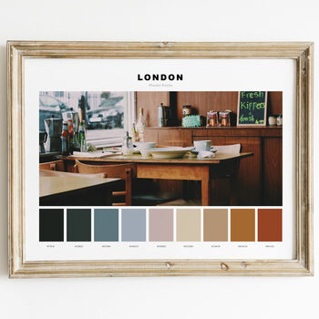 Rheidol Rooms Cafe, London, Colour Palette Print, 3 of 3