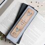 Personalised 5th Wedding Anniversary Wooden Bookmark, thumbnail 1 of 2