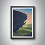 Go Bouldering Travel Poster Art Print, thumbnail 1 of 8