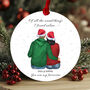 Personalised Couple Christmas Bauble – “Of All The Weird Things I Found Online, You Are My Favourite” Ornament, thumbnail 1 of 7