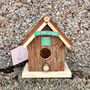 Bark Wooden Bird House Gift For Gardeners, thumbnail 6 of 7