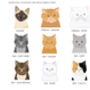 Personalised Christmas Cat Scallop Pattern, Metal Tree Decoration, thumbnail 3 of 6
