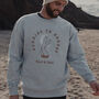 Mens 'Sunrise To Sunset' Grey Sweatshirt, thumbnail 2 of 5