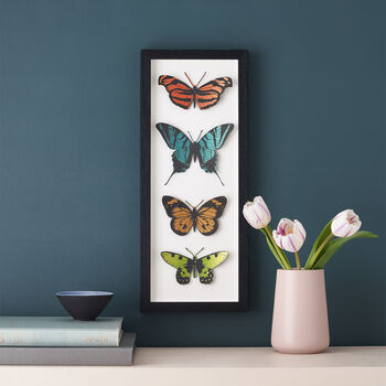 Handpainted Papercut Butterfly 3D Wall Art, Portrait, 3 of 5