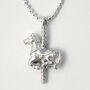 Coco's Carousel Christening Necklace, thumbnail 2 of 3
