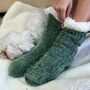 Personalised Chenille Slipper Socks, thumbnail 5 of 9