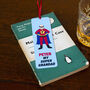 Grandad Superhero Bookmark Father's Day Gift, thumbnail 1 of 3
