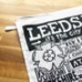 Leeds Landmarks Tea Towel, thumbnail 3 of 4