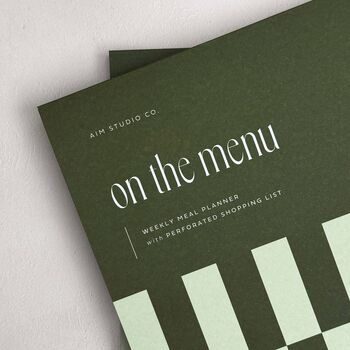 A4 Weekly Meal Planner With Tear Off Grocery List, 8 of 10