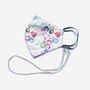 Bloom Silk Face Mask With Lanyard, thumbnail 5 of 6