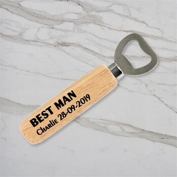 Personalised Bottle Opener For Fathers, 2 of 5