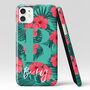 Personalised Tropical Flower Phone Case, thumbnail 6 of 6