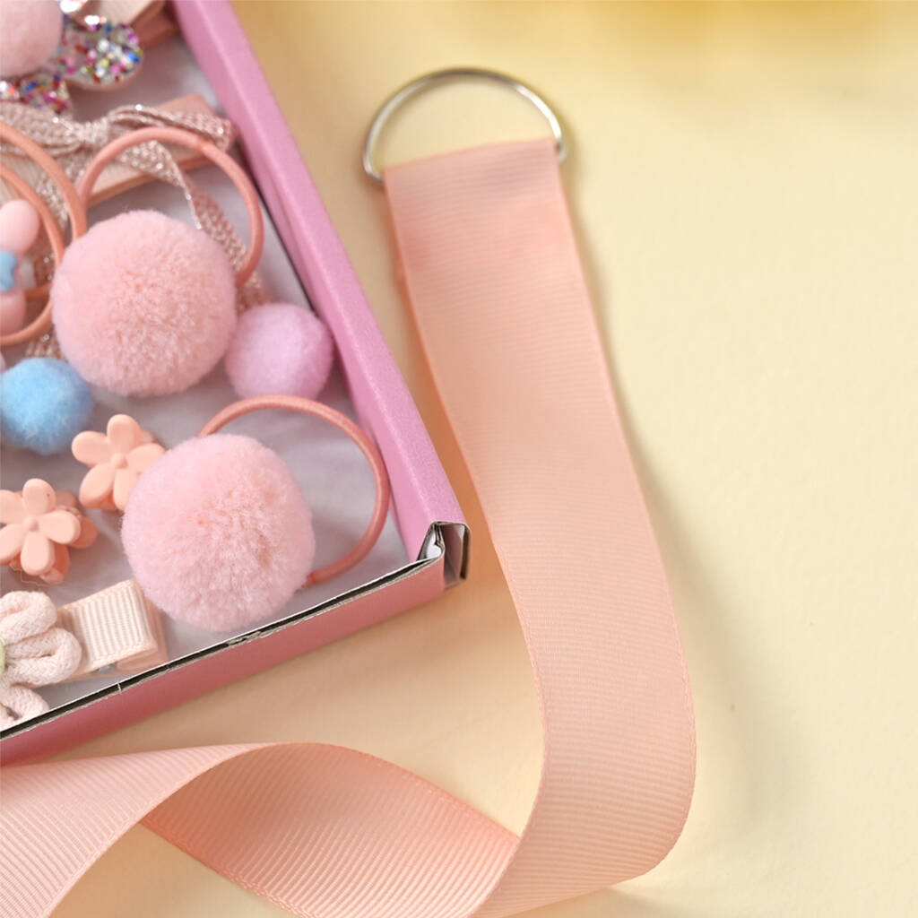 Personalised Peach Hair Clip Accessories Set By KEEDD