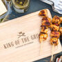 Personalised 'King Of The Grill' Steak Chopping Board, thumbnail 1 of 5