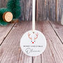 Personalised Merry Christmas Ceramic Ornament For Her Him, thumbnail 6 of 7