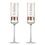 Personalised Wedding Champagne / Prosecco Flute Set, thumbnail 2 of 6