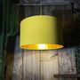 Banana Lampshade With Copper Or Gold Foil Lining, thumbnail 4 of 9