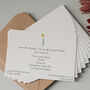 Personalised Birth Flower Change Of Address, thumbnail 2 of 7