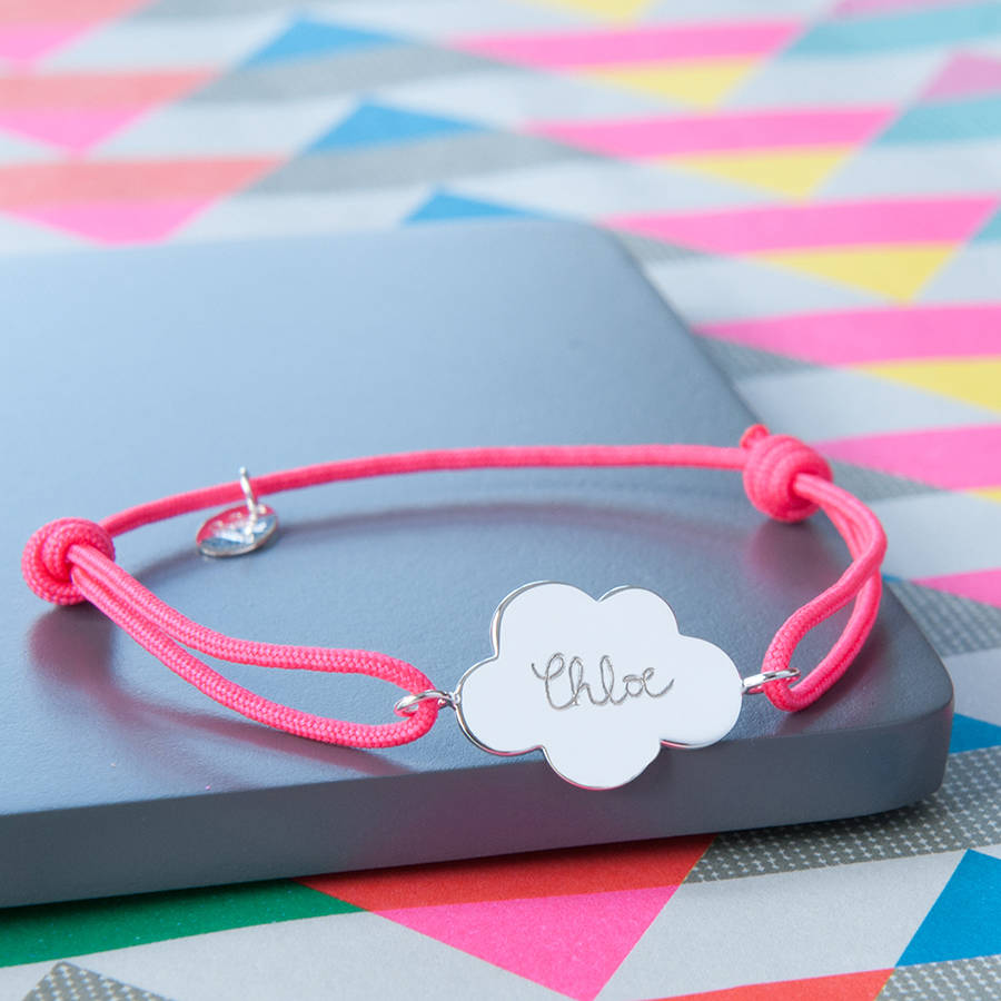 Personalized Cloud Bracelet