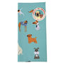 Dog Illustrations Colourful Kitchen Tea Towel, thumbnail 4 of 6