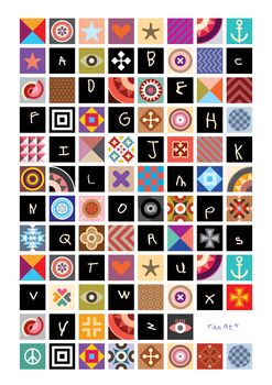 Personalised Kid's Handwriting Tile Bk Artwork And Font, 4 of 4