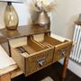 Antique Oak Filing Storage Drawers, thumbnail 2 of 7