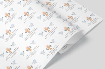 Personalised First Holy Communion Boy Wrapping Paper, 2 of 2