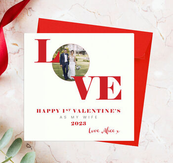 Valentines Day Love Photo Card, 6 of 6