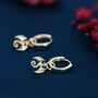 Sterling Silver Dragon Huggie Hoop Earrings, thumbnail 6 of 12