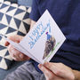 'Happy Birthday' Owl Party Hat Card, thumbnail 5 of 5