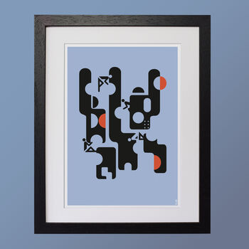 Sportive Cycling Print, 2 of 6