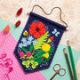 Wildflower Pennant Felt Craft Kit, thumbnail 1 of 7