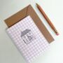 Gingham Feels Good To Be Home Card For New Homeowners, thumbnail 1 of 4