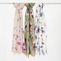 Spring Flowers Print Scarf, thumbnail 3 of 6