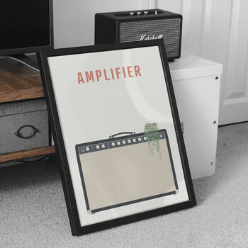 Guitar Amplifier Print | Fender Guitar Amp Poster, 6 of 10