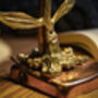 Handmade Solid Copper And Brass Bedside Lamp, thumbnail 5 of 6