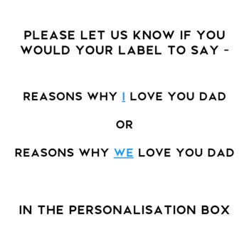 Reasons Why I/We Love You Dad Jar, 7 of 10