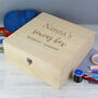 Personalised Wooden Sewing Box Or Craft, Art Box, thumbnail 1 of 4