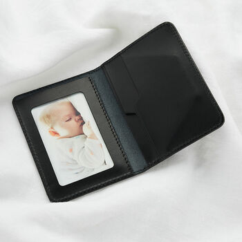 Personalised Leather Card Wallet With Photo Insert, 2 of 7