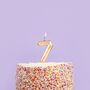Gold Number Seven Birthday Candle, thumbnail 1 of 2