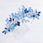 Blue Crystal Occasion Headpiece, thumbnail 1 of 4