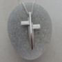 Silver Cross Pendant And Chain, thumbnail 1 of 5