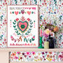 Love Always Floral Print, thumbnail 3 of 4