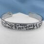 Sterling Silver Cuff Bangle Jewellery With Meaning, thumbnail 7 of 9