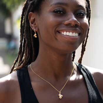 Roller Skate Charm Hoop Earrings, Sterling Silver Or 18ct Gold Plated, 2 of 8