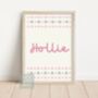 Personalised Cool Girls Club Pink Gallery Wall Print Set, thumbnail 2 of 5