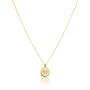 Double Nose Print Heart Pendant Necklace, thumbnail 3 of 5