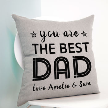 Personalised Best Dad Cushion, 3 of 4
