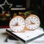 Personalised Modern Crafted Wooden Table Clock, thumbnail 5 of 5