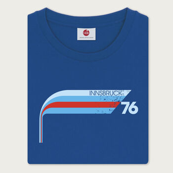 Innsbruck 70s Retro Style Ski T Shirt, 3 of 5